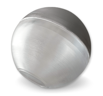 Esferas policarbonato con Reflector interior de Aluminio