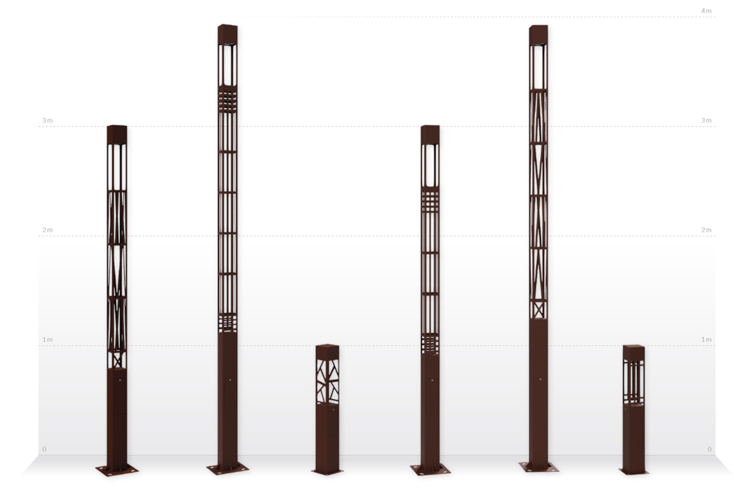 COLUMNAS_ILUMINACION_BALI Columna Nordika-PLUS, ideal para iluminación urbana y residencial