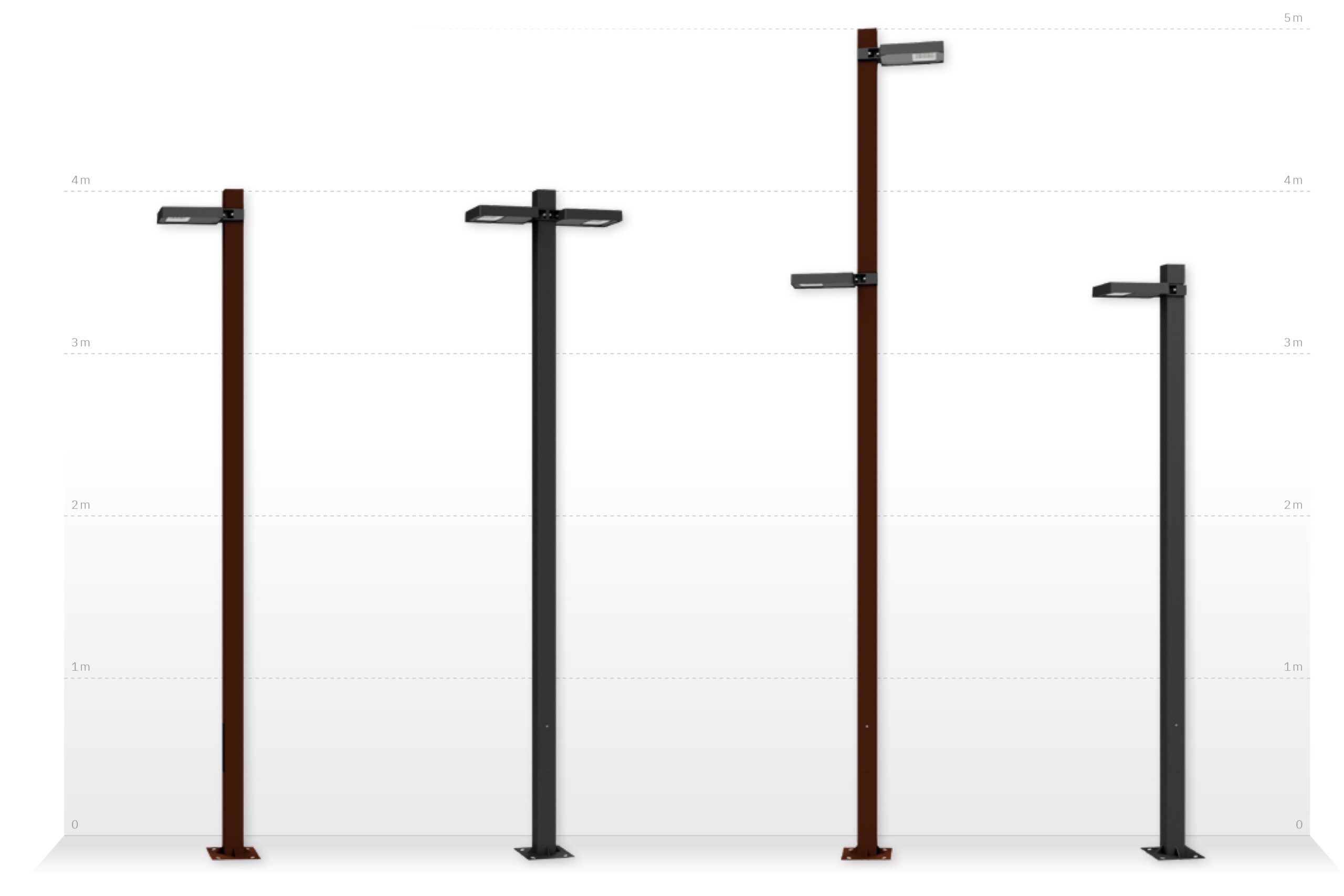 Columna Nordika-PLUS, ideal para iluminación urbana y residencial